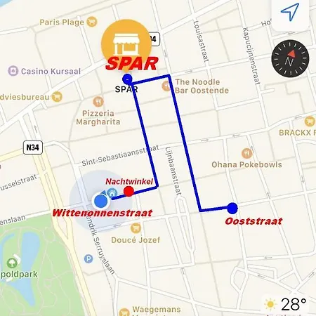 Апартаменти Sauvignon Centrum Met Garagestaanplaats *